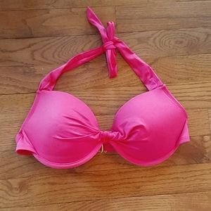 Mossimo pink underwire swimsuit top size large